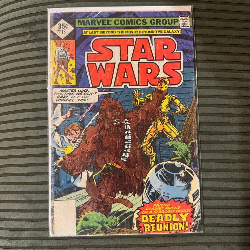 Marvel Star Wars 13 July 1978 Bronze Age Comic Book Luke Chewbacca C-3PO R2-D2